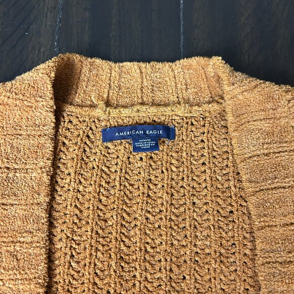 American Eagle Rusty Orange Cardigan - Picture 5 of 6